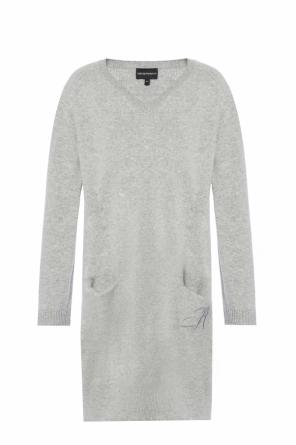 Dress with embroidered logo, zdjęcie 1 Dress with embroidered logo od Emporio Armani